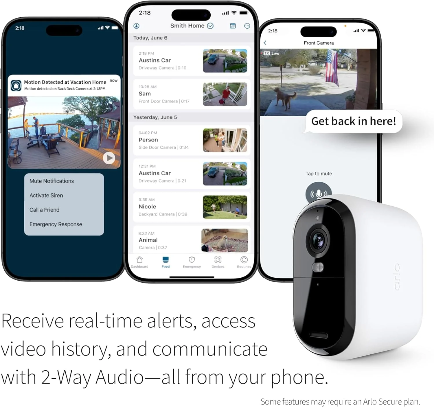 Arlo Essential 2nd Gen 2K XL Single Cam, White - Certified Refurbished - Image 3