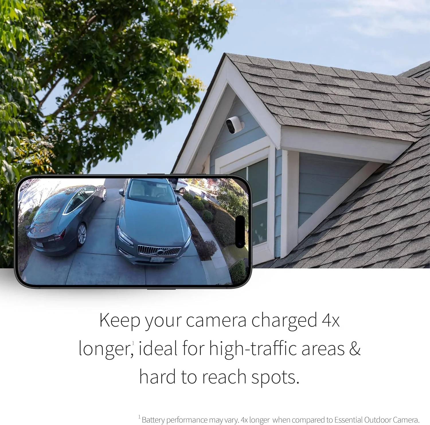 Arlo Essential 2nd Gen 2K XL Single Cam, White - Certified Refurbished - Image 4