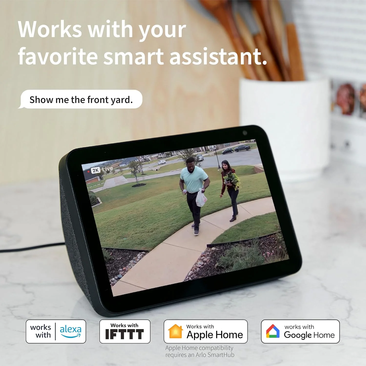 Arlo Essential 2nd Gen 2K XL Single Cam, White - Certified Refurbished - Image 5