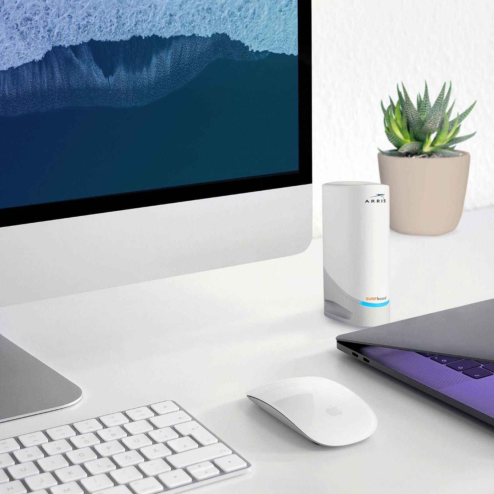 Arris S33 SURFboard Cable Modem DOCSIS 3.1 Multi-Gigabit WiFi Max Internet Speed 2.5 Gbps - Certified Refurbished - Image 8