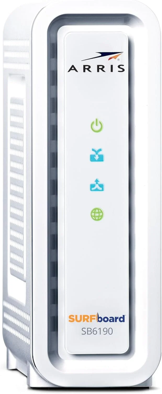 Arris SB6190 SURFboard Cable Modem DOCSIS 3.0 32x8 Gigabit 1 Gbps Port 800 Mbps Max Speed - Certified Refurbished - Image 3
