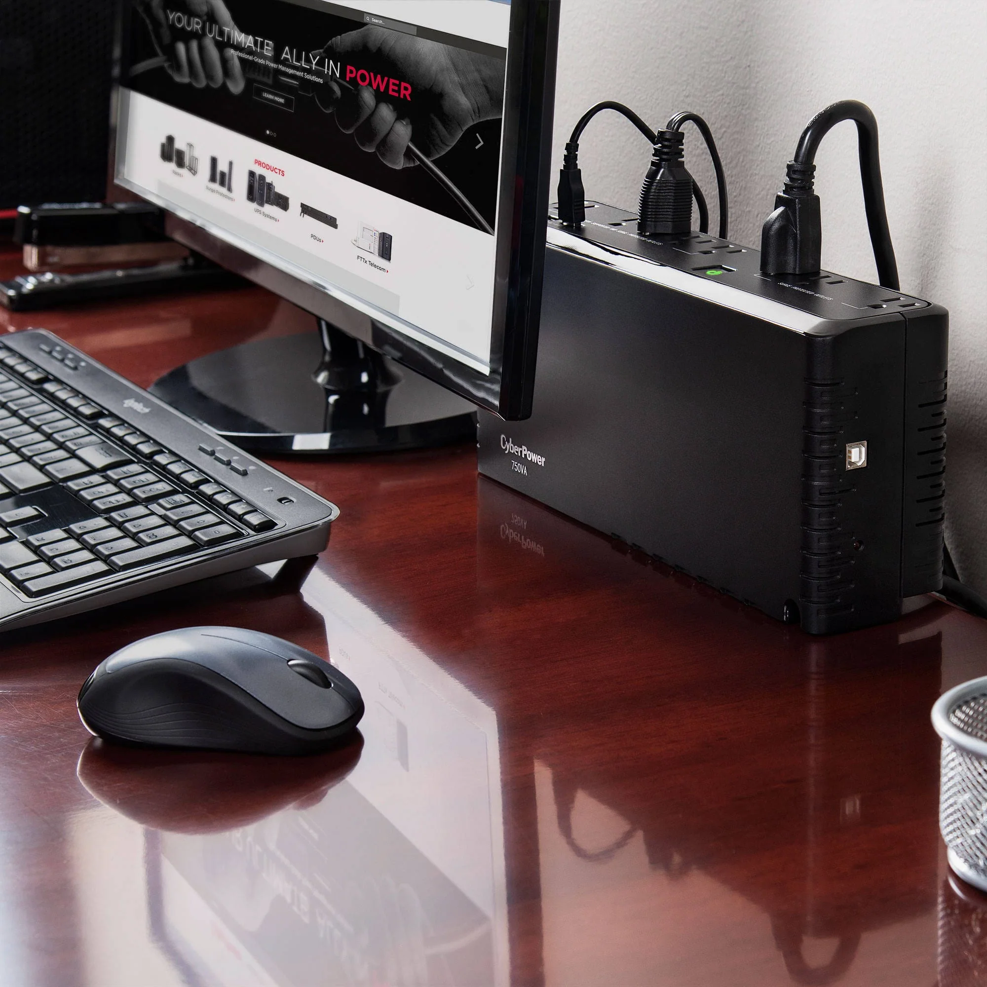 CyberPower SL700U 700VA/370W, 8 Outlets UPS System - Certified Refurbished - Image 8