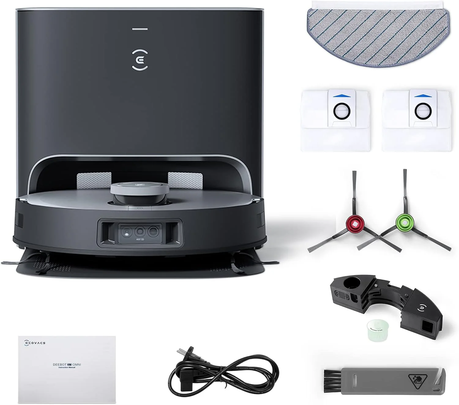 Ecovacs DEEBOT X1 PLUS Robotic Vacuum Cleaner, Auto Empty, TrueMapping 2.0, AI Voice Assist - Certified Refurbished - Image 6