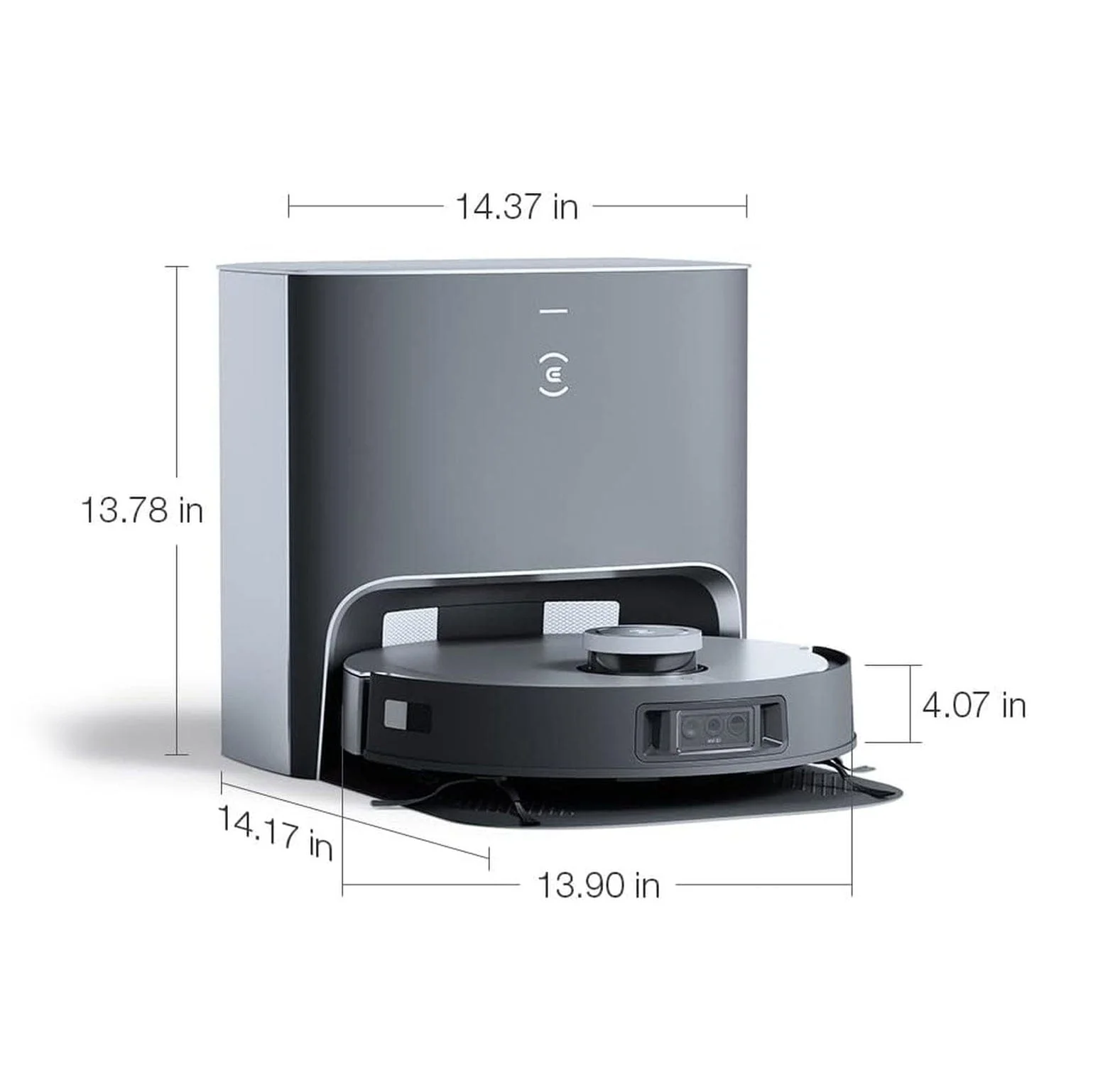 Ecovacs DEEBOT X1 PLUS Robotic Vacuum Cleaner, Auto Empty, TrueMapping 2.0, AI Voice Assist - Certified Refurbished - Image 7