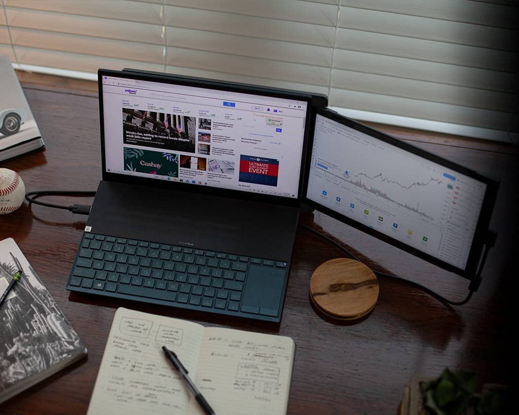 Mobile Pixels Duex Lite 12.5" Portable Monitor Full HD 1080P IPS Screen, USBC Ultra Portable Laptop Dual Monitor, Plug and Play, Any Laptops Compatible, Grey - Certified Refurbished - Image 8