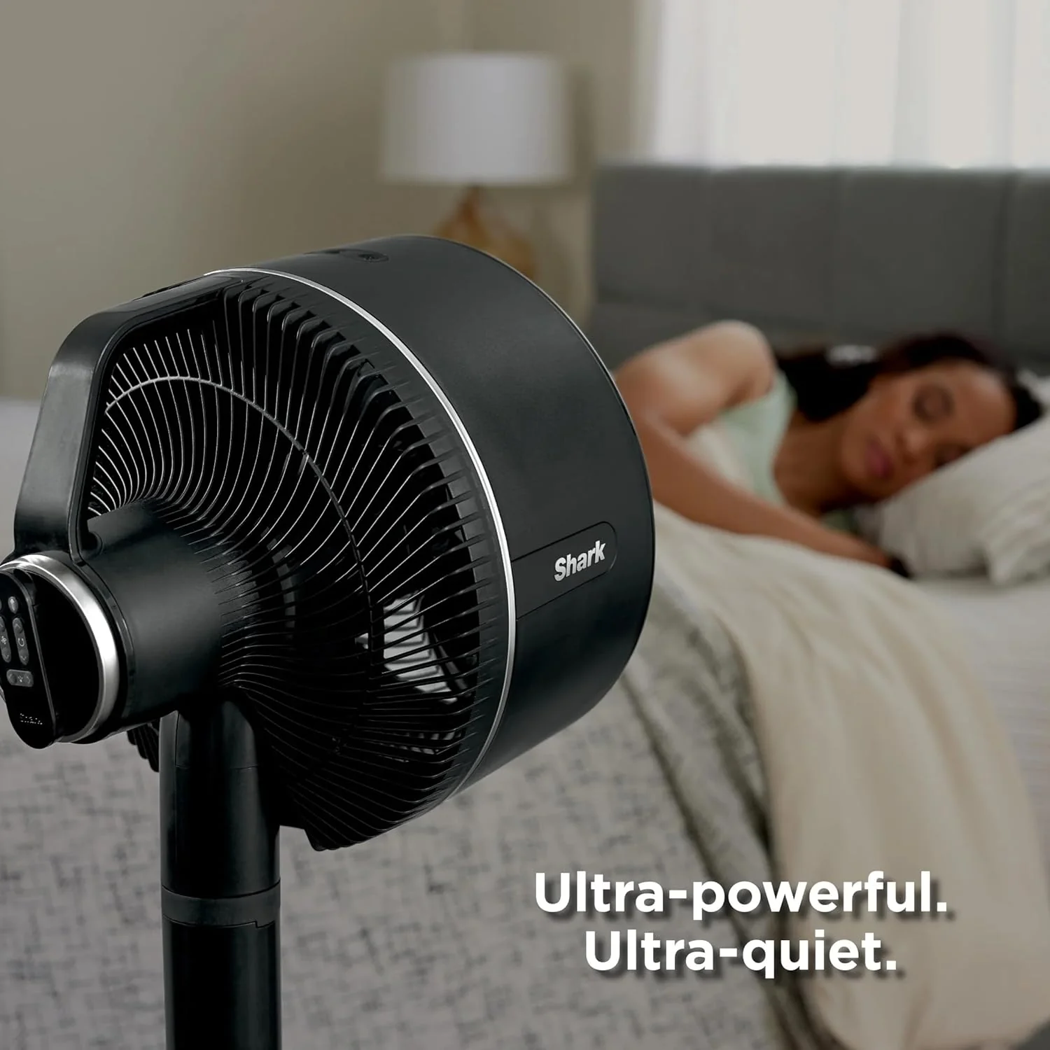 Shark FlexBreeze Indoor & Outdoor Fan with Pedestal & Tabletop, Portable, Remote, Quiet, Corded & Cordless, White - Certified Refurbished - Image 5