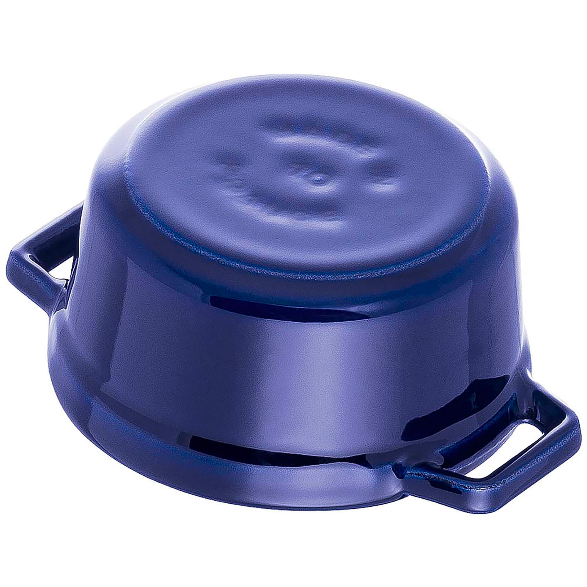 Staub Cast Iron 0.25-qt Mini Round Cocotte - Dark Blue - Image 3
