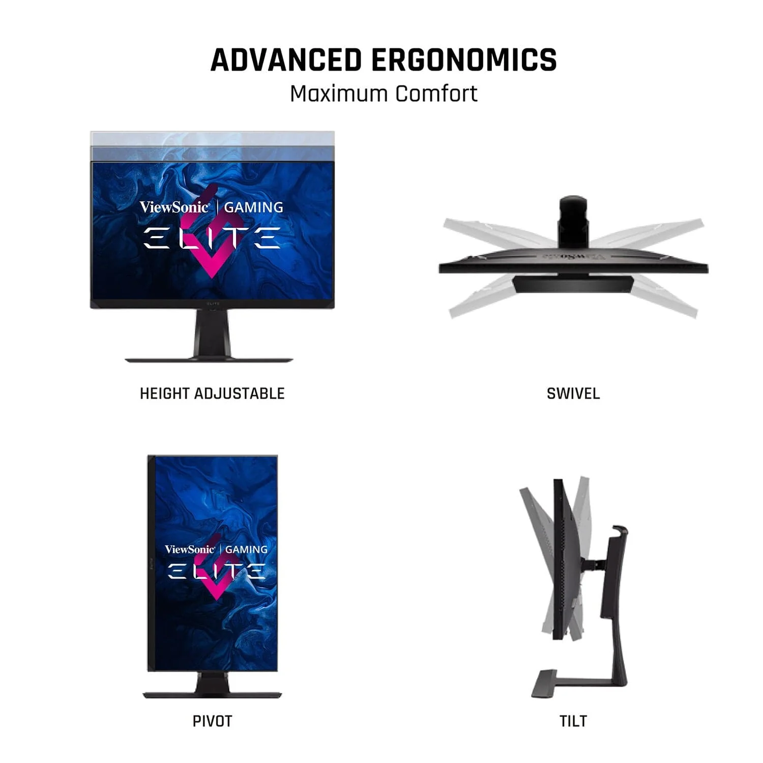 ViewSonic Elite 32" 4K IPS 144Hz Gaming Monitor - Certified Refurbished - Image 11